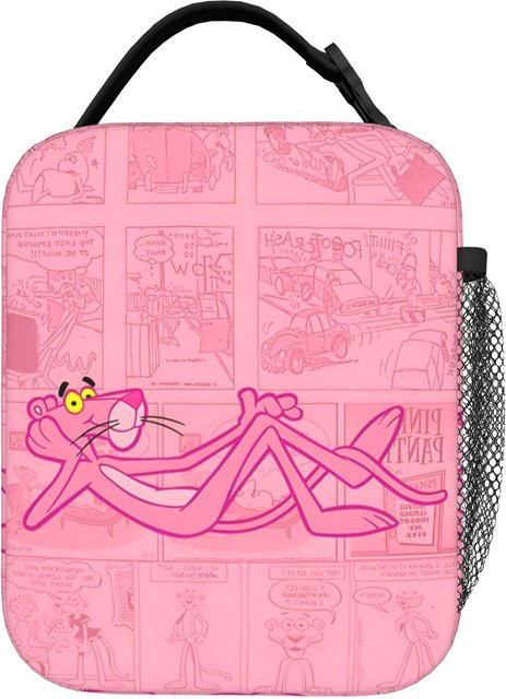 Pink Panther Pink Living Isolierte Lunchtasche von Bandai, auslaufsicher und wiederverwendbar, Farbe: Pink - Bild 1