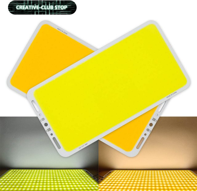 DT&ZM COB LED-Panel-Licht mit 5000 lm und 100 W, weiß, DC12 V bis 14 V für Auto und Zuhause - Bild 1
