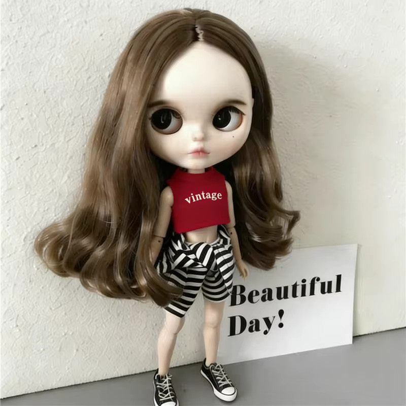 BENQING HelloKitty Kleidung für Blythe-Puppe, Outfit, Rot - Bild 2