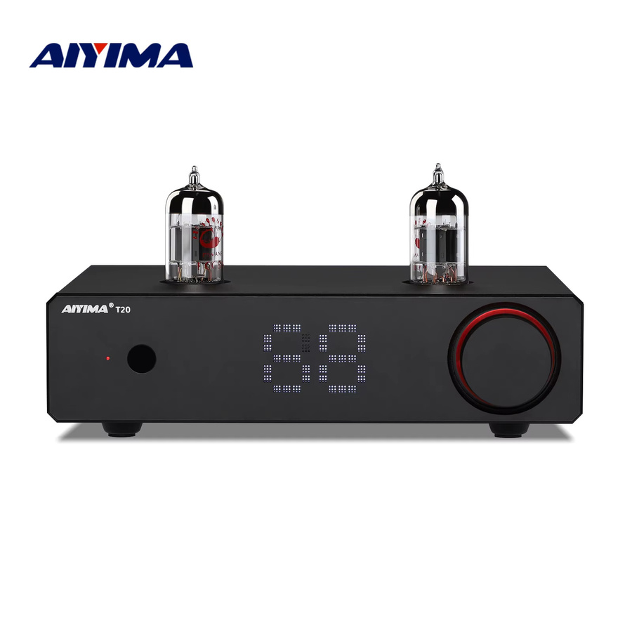 AIYIMA T20 Vakuumröhren-Vorverstärker in Schwarz mit LME49720/OPA1612, XLR/RCA Balanced Eingang und 12V Trigger Ausgang - Bild 7