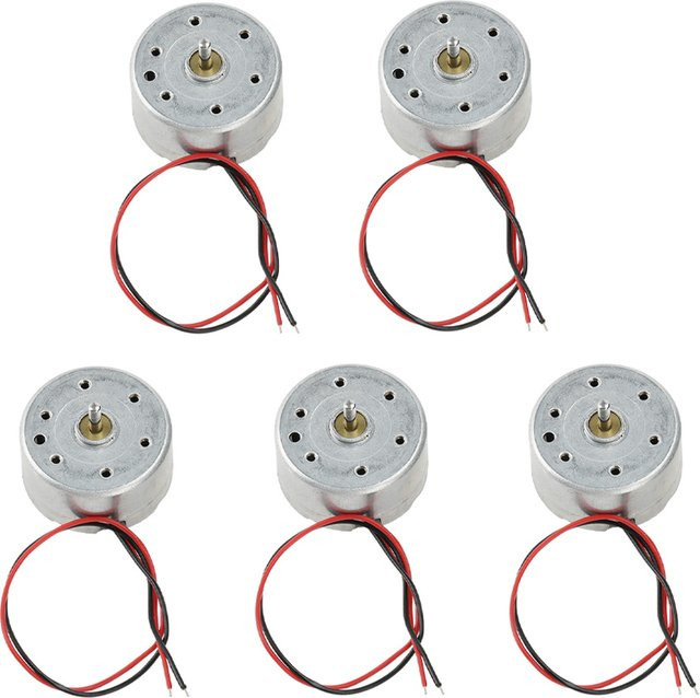 diymore DC-Motor Mikrogenerator 3V-6V Hobby 300 Motor für Radio DIY Windturbinengenerator und Handkurbel-Strommodell in Silber - Bild 1