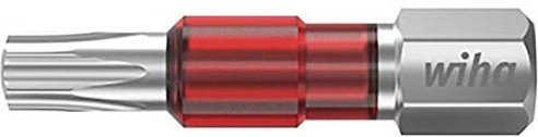 Wiha Torx-Bit Set T10 aus Molybdän-Vanadium-Stahl, 5-teilig, rot - Bild 1