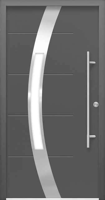 Splendoor Haustür Thermospace Prag Prime mit Glaseinsatz in Anthrazit, Anschlag Rechts, B: 110 cm, H: 210 cm - Bild 1
