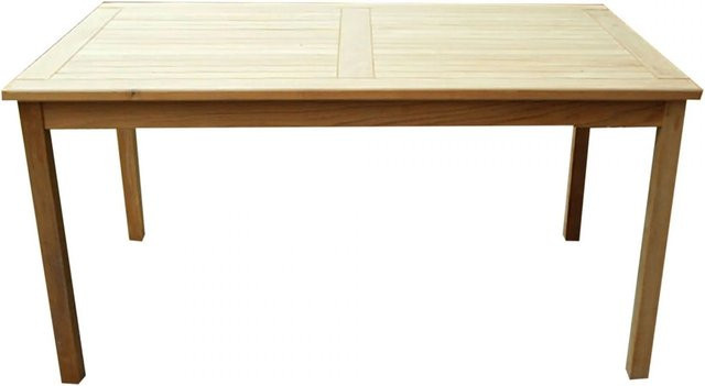 LEX Premium XL Gartentisch aus Teak Holz rechteckig braun - Bild 1