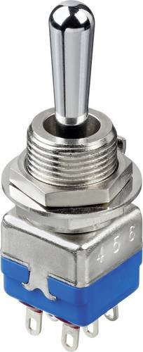 APEM 12144A Kippschalter 12000 Serie in Silber - Bild 1