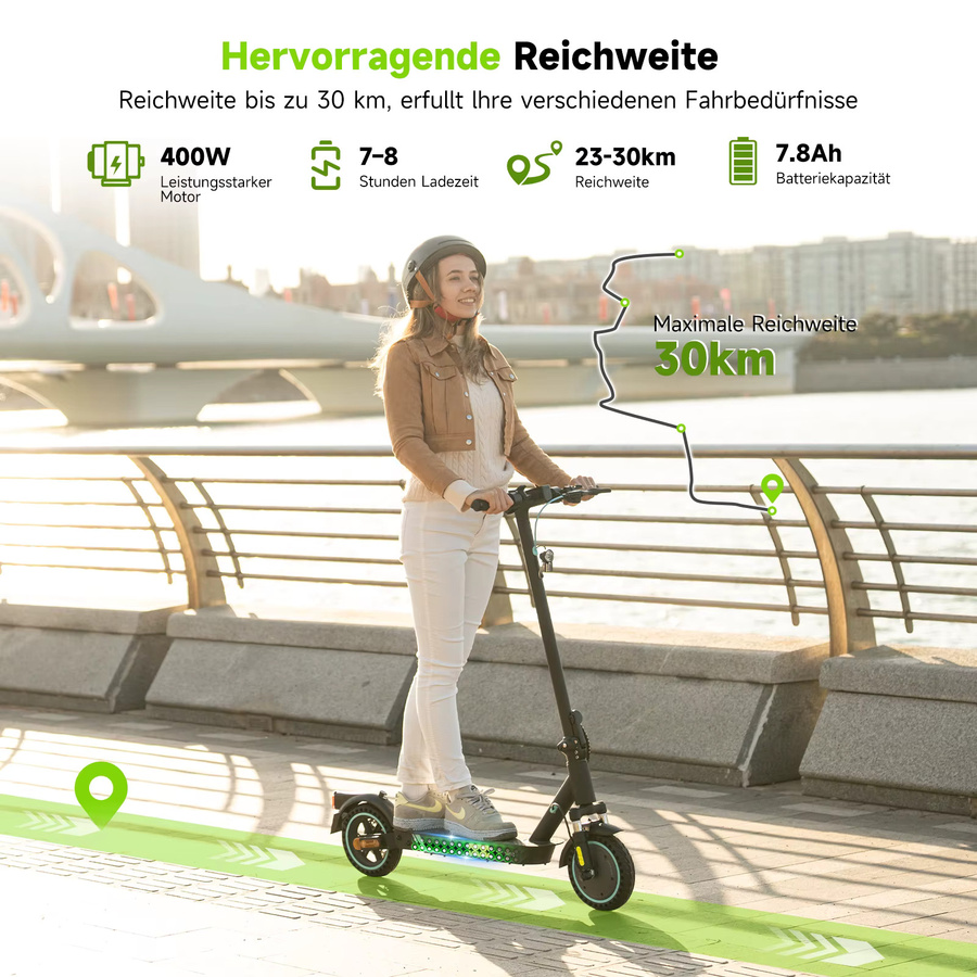 RCB KIDS Elektroroller für Erwachsene, klappbar, APP Steuerung - Bild 7