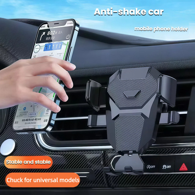 Einstellbare Smartphone Halterung für das Auto mit Saugnapf in Schwarz für GPS und Mobiltelefone zur horizontalen und vertikalen Nutzung - Bild 1