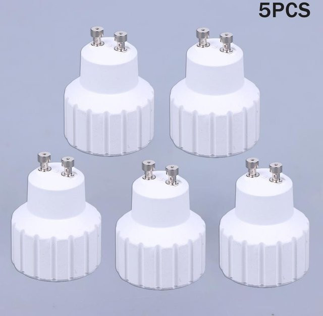 Cyle GU10 auf GU10 Adapter für LED Strahler Fassung Verlängerung in Weiß - Bild 1
