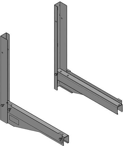 Helios Ventilatoren 5626 Wandhalterung aus verzinktem Stahl in Grau - Bild 1