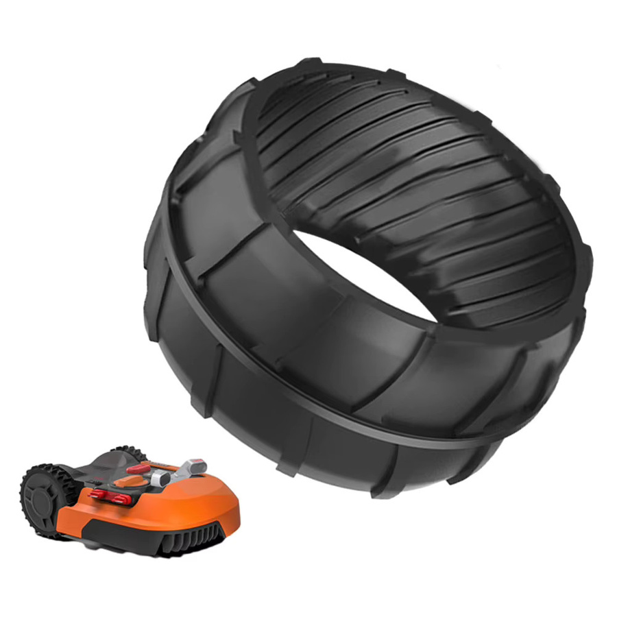 Worx Gummiradschutz für Vorderräder der Roboter-Rasenmäher M500 M700 S300 in Schwarz - Bild 2