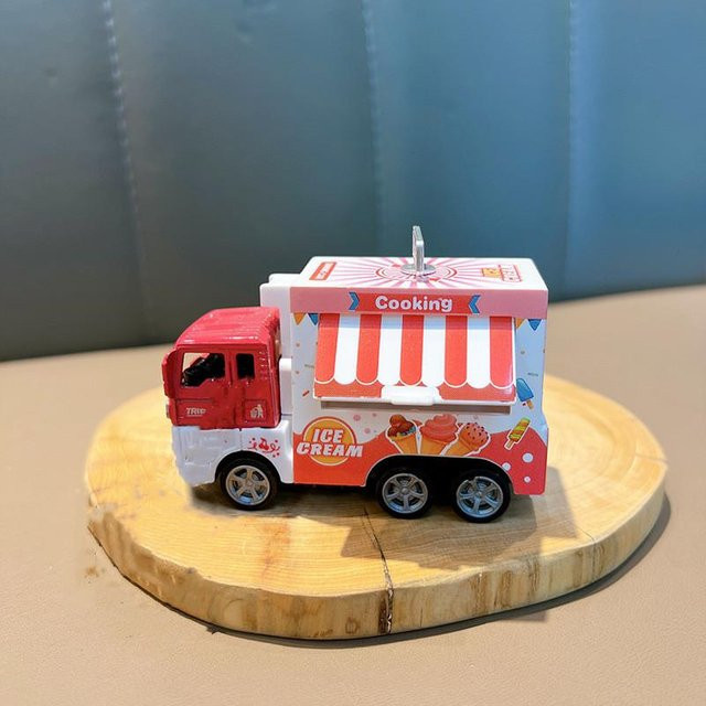 Linyi toy car Dessert-LKW Spielzeug, Metall, Pull-Back Auto Modell, ab 14 Jahren - Bild 1