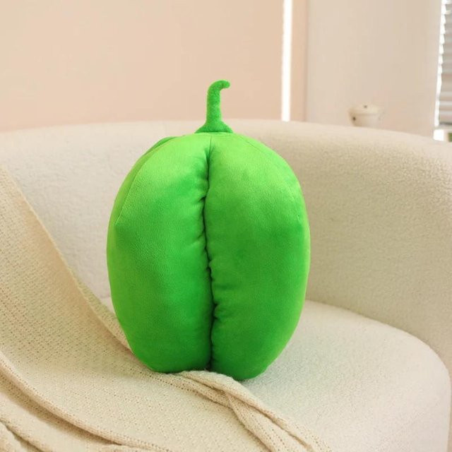 Kidsly Gemüse Rot Grün Pfeffer, Plüsch Spielzeug, 35cm, ab 14 Jahre - Bild 1