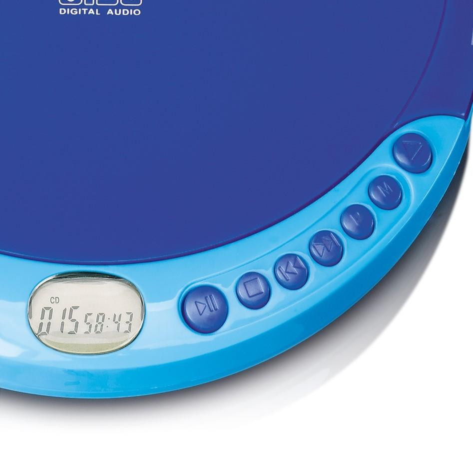 Tragbarer CD-Player Lenco CD-011 in Blau - Bild 7