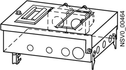 Siemens Abgangskasten BVP:203151 BD2-AK2M2/2CEE165A163 Lichtgrau 3polig 16A 400 V/AC - Bild 1