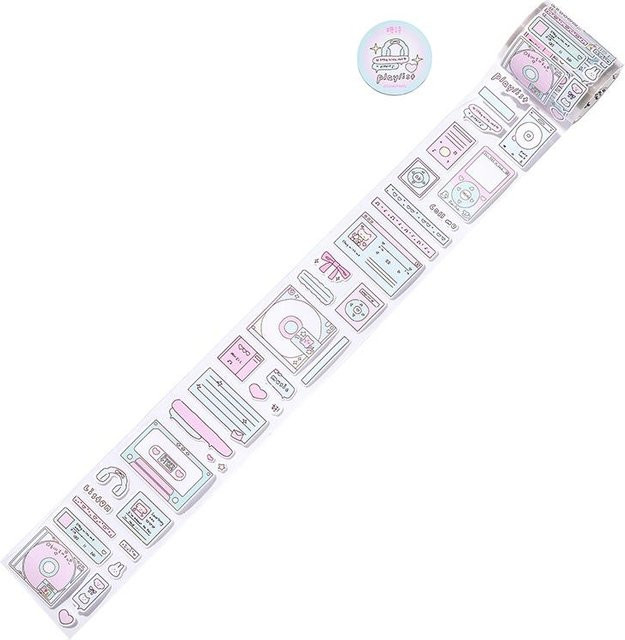 Love Home Garden Dekoratives Scrapbooking Klebeband in Multicolour für Journaling und DIY-Bastelarbeiten - Bild 1