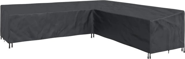 vidaXL Möbelschutzhülle für Ecksofas aus wasserabweisendem Polyester in Schwarz B/T/H: 300 x 300 x 80 cm - Bild 1