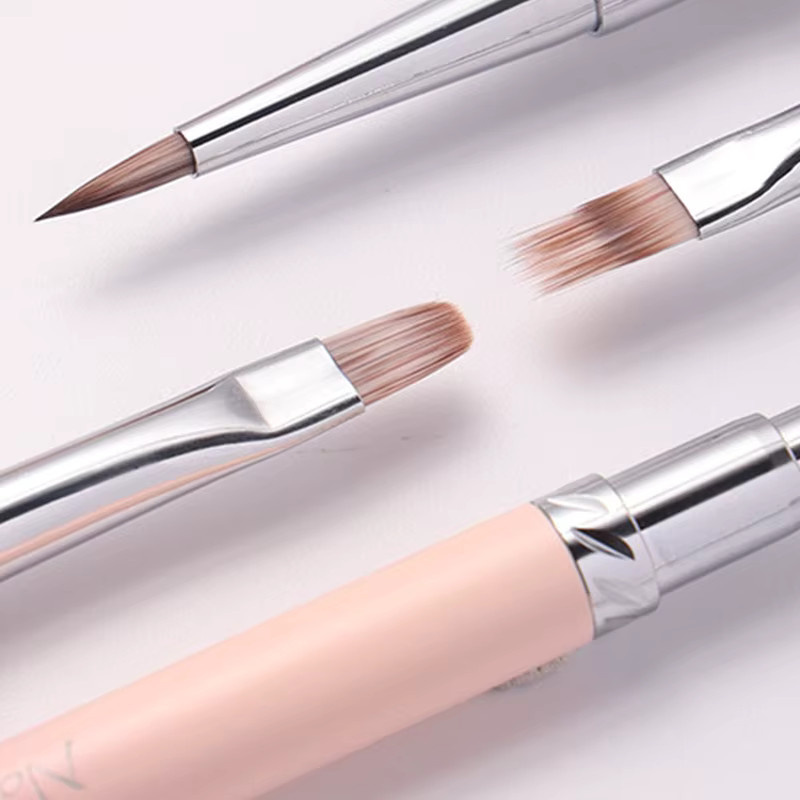 13Style Pinsel mit rosa Farbverlaufgriff für Nagelkunst - Bild 2