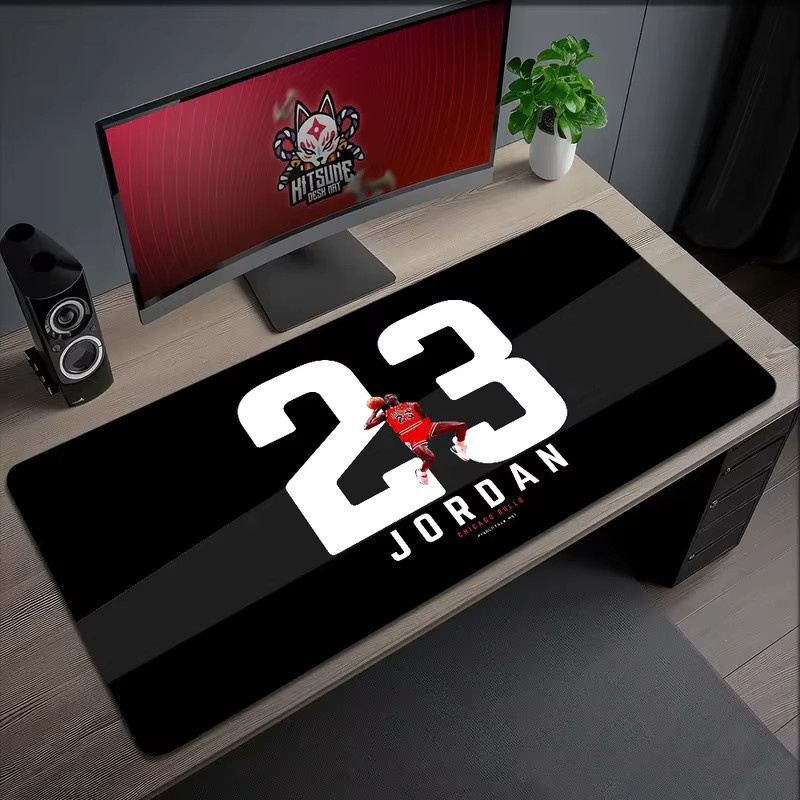VIKAMA Basketball-Fan Exklusiv Nr. 23 Gaming-Mauspad, rutschfeste Computer-Schreibtischunterlage, Multicolour - Bild 5