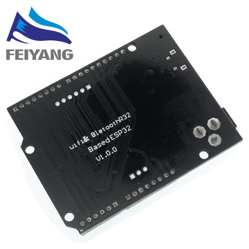 SAMIROB ESP32 Entwicklung Board für Wemos D1 Mini und Arduino UNO R3 mit WiFi und Bluetooth, Schwarz, 4MB Speicher - Bild 3
