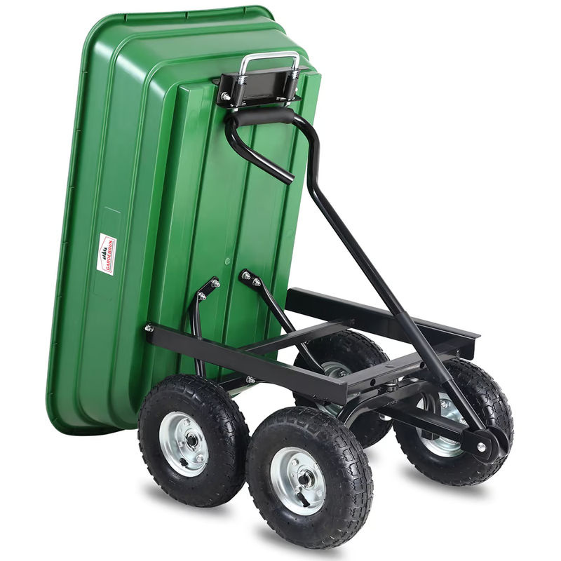 Bollerwagen Grün mit Kippfunktion B/T/H: 103,5 x 51 x 92,5 cm - Bild 2