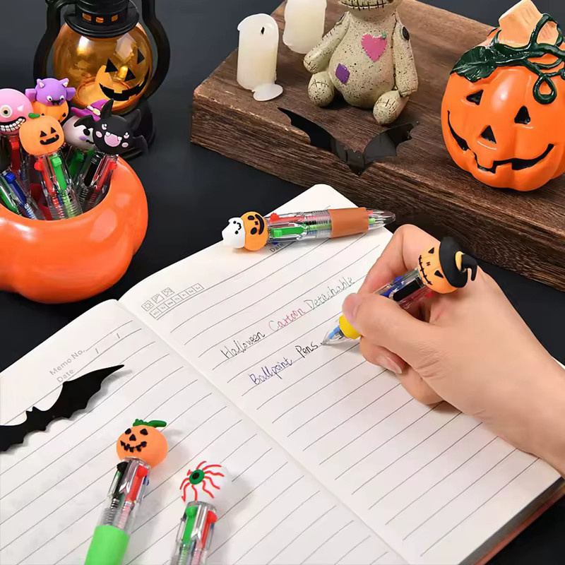 ZQNYCY Kugelschreiber mit Halloween-Motiv in Mehrfarbig für Kinder - Bild 4