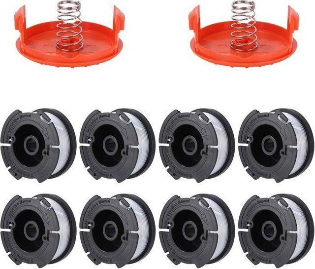 Techtrusty Kantenschneider-Garnspulen im 8er-Pack, abriebfest und kompatibel mit Black & Decker - Bild 1