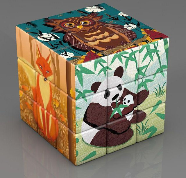 Binchi Keji Travel Zauberwürfel 3x3x3, Puzzle, ab 12 Jahre - Bild 1
