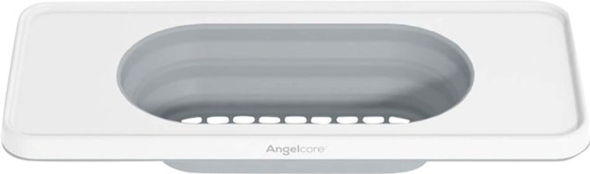 Angelcare Badewannen-Organizer faltbar weiß mit Drainagefunktion und Klebebefestigung - Bild 4