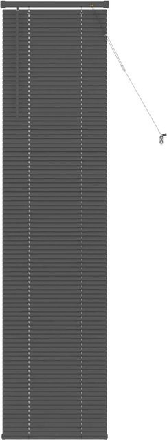 vidaXL Venetianer Jalousie aus PVC in Silber Grau, Höhe: 213 cm, Breite: 40 cm - Bild 1