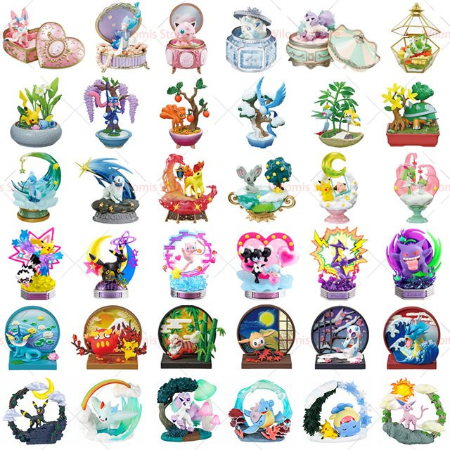 TAKARA TOMY Pokémon-Figuren Aqua-Flaschen-Kollektion, 41 Stile - Bild 1
