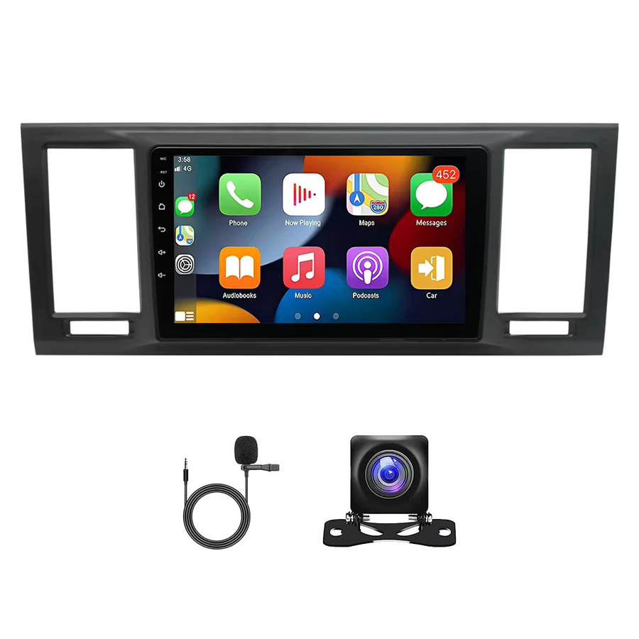 Android 13 Navigationssystem für Volkswagen T6 Transporter Multivan (2016-2022) mit 9 Zoll Display, CarPlay und Android Auto, 2+32GB, Schwarz - Bild 5