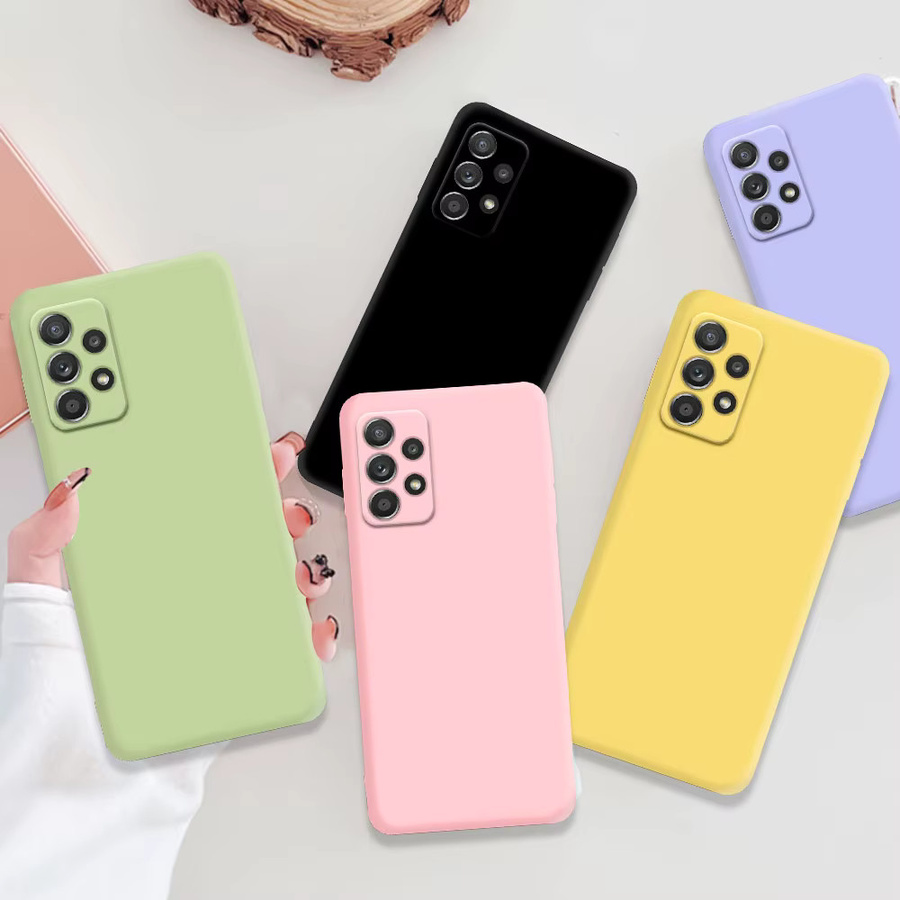 Flüssigsilikonhülle für Samsung Galaxy A-Serie in Purple und Multicolour - Bild 2