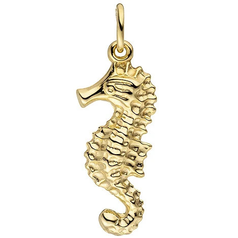 Colfem Anhänger Seepferdchen, 333 Gelbgold, Unisex - Bild 1