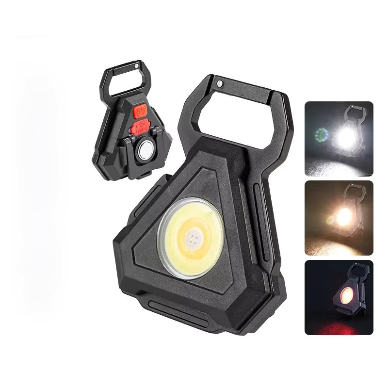 ESMARTER W5128 Multifunktions-Taschenlampe als Schlüsselanhänger in Schwarz - Bild 4