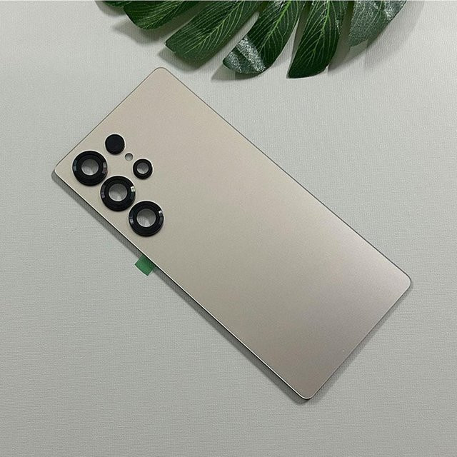 Samsung Galaxy S25 Ultra Ersatzgehäuse Rückseite mit Kameralinse in Grau - Bild 1