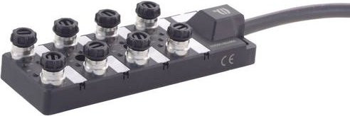 HARTING Sensor/Aktorbox passiv Multipolverteiler in Grün, Gelb und Schwarz - Bild 1