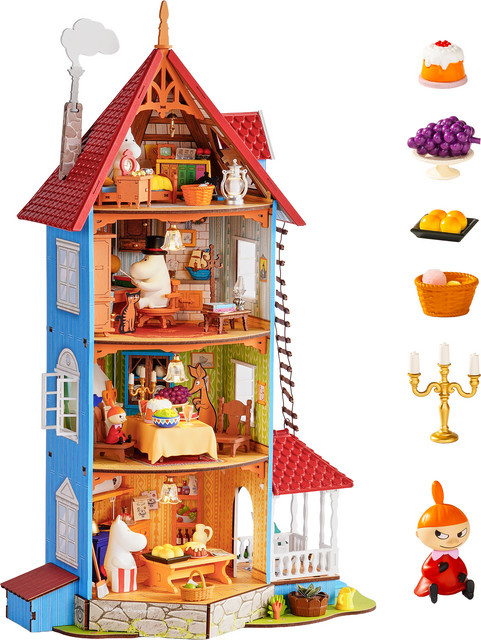 Robotime Moomin Moomin-Haus, 3D Holzpuzzle, ab 14 Jahren - Bild 1