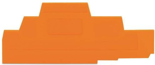 WAGO 280-306 Abschluss- und Trennplatte Orange 50 Stück - Bild 1