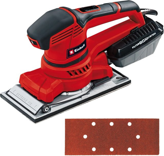 Einhell Schwingschleifer TE-OS 2520 E in Rot mit 250 W Leistung - Bild 1
