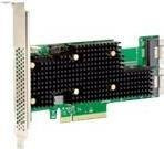 Broadcom HBA 9620-16i Speichercontroller in Schwarz mit 16 Kanälen für SATA 6Gb/s, SAS 24Gb/s und PCIe 4,0 NVMe unterstützt RAID 0, 1, 10 via PCIe 4,0 x8 - Bild 1