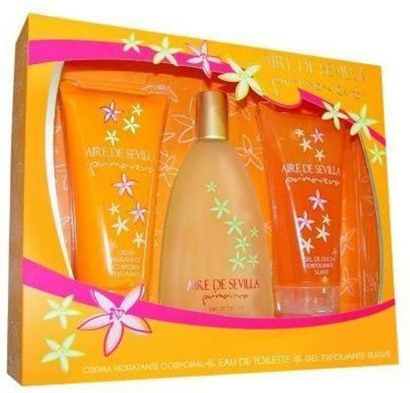 Aire Sevilla Primavera Duftset für Damen, 3-teiliges Set, Orange, Floral - Bild 1