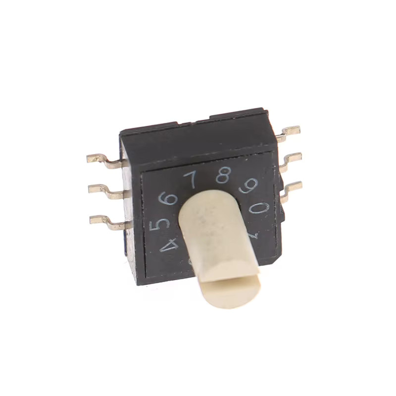 RM3HAF-10R Drehwahlschalter 10 0-9 Codierungsschalter mit Griff Patch 3:3 - Bild 2