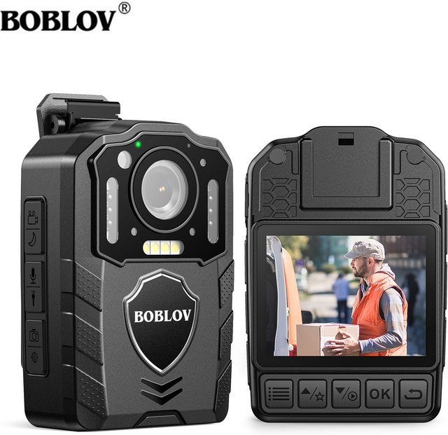 Boblov KJ25 Action Kamera mit 1080p Full HD, 3000mAh Akku für bis zu 13h Aufnahme, Nachtsicht und Schwarz - Bild 1