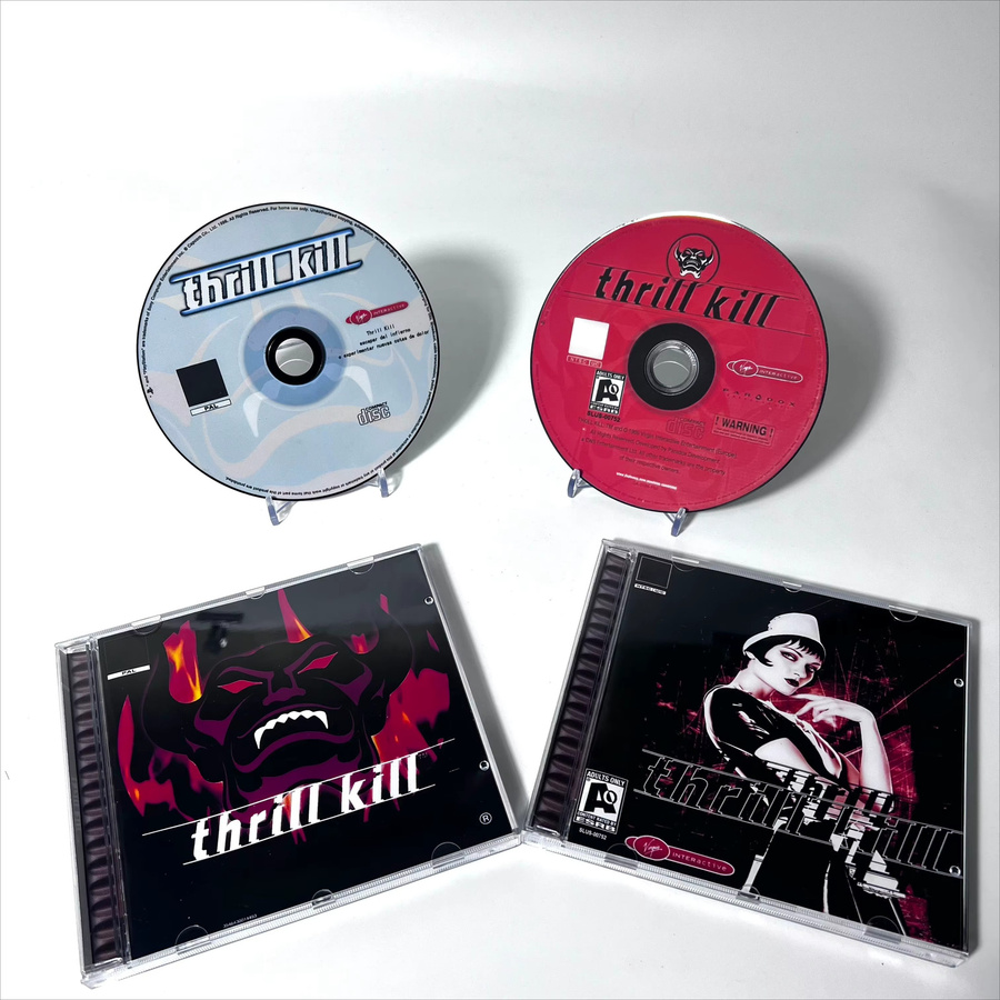 Thrill Kill Spielkopie-CD für PlayStation mit Handbuch, NTSC U/C J PAL-Version, Action-Spiel in Multicolour - Bild 2