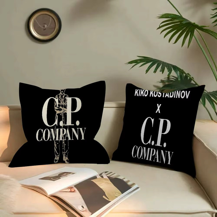 CP-Fashion Dekorativer Kissenbezug mit Grafikdesign in Schwarz, quadratisch, Breite: 30 cm, Höhe: 30 cm - Bild 5