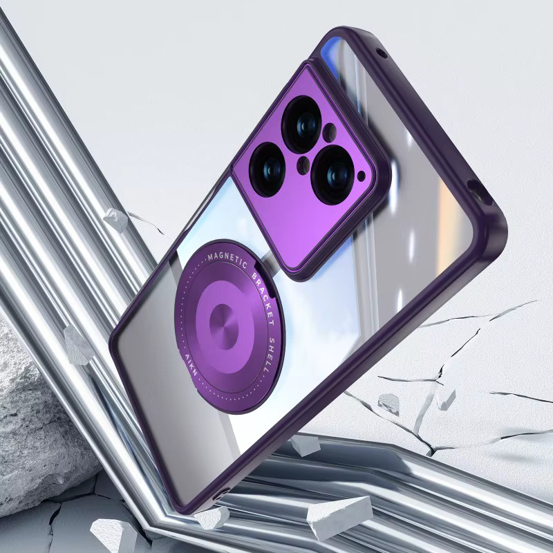 Magnetische Schutzhülle für Sony Xperia 1 VIIi, transparente Acryl-Hülle aus hartem PC mit stoßfestem Schutz - Bild 5