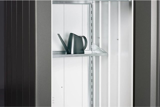 Biohort Regale-Set aus Stahl für Terrassenschrank Julia M, L, M High und L High mit 2 Böden - Bild 1