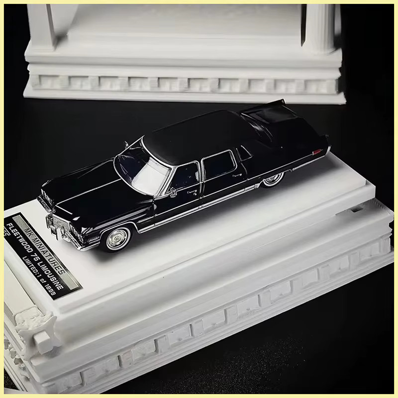 WELLY Cadi Fleetwood 75, Automodell, 1:64 Maßstab, Metall, Schwarz - Bild 4