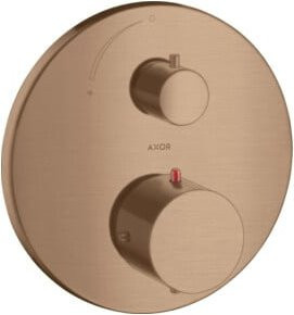 Hansgrohe Axor Starck UP-THM Fertigmontageset mit Absperrventil und Thermostat in Rosegold - Bild 1