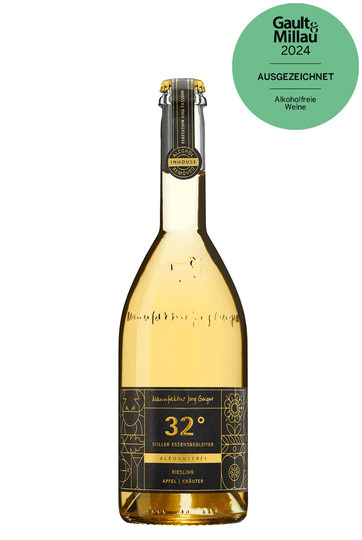 Manufaktur Jörg Geiger, 32 Grad, Riesling, alkoholfreier Weißwein, trocken, 0,75 l - Bild 1